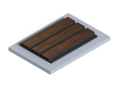 Панель LV124 BR396К HI WOOD 120,0мм х 12,0мм х 2,7м.  (16 шт.)